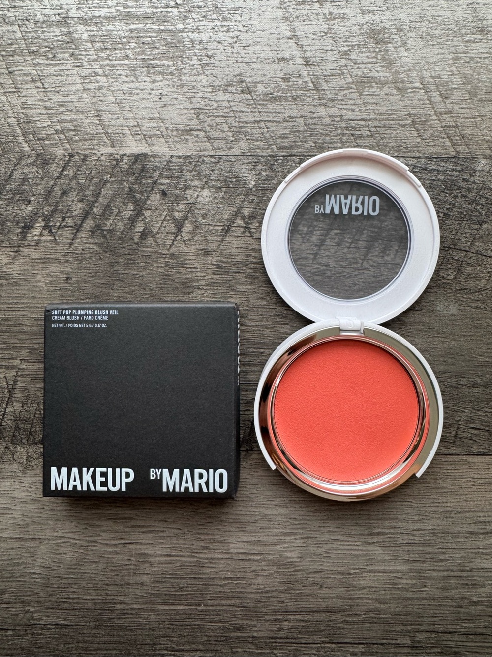 Makeup by Mario Soft Pop Plumping Blush Veil – Just Peachy (NIB)